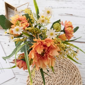DY1-3290 Bouquet di fiori artificiali Dahlia Centri di matrimoniu di alta qualità