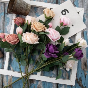DY1-3504 mākslīgo ziedu rožu karsti pārdod kāzu dekorācijas