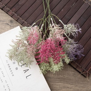 DY1-3967 Fulla de planta de flors artificials de venda calenta de fons de paret de flors