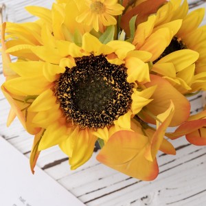DY1-4031 Bonsai Sunflower Factory Přímý prodej Svatební ozdoby