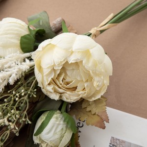 DY1-5314 Yapay Çiçek Buketi Şakayık Fabrika Doğrudan Satış Düğün Kaynağı