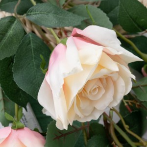 Bouquet de fleurs artificielles pivoines, offre spéciale pour mariage, DY1-5379