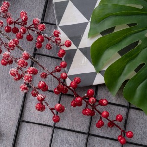 DY1-5489A Oríkĕ Flower Berry Christmas berries Realistic Party ọṣọ