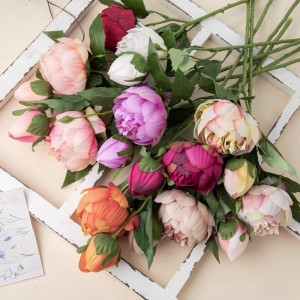 DY1-5715 Flores artificiales de peonía Centros de mesa de boda de alta calidade