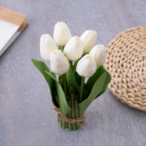 MW54505 Ramo de flores artificiales tulipán decoración de fiesta de alta calidad