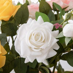 MW59607 Sztuczny kwiat róży Fabryka sprzedaż bezpośrednia Dostawa ślubna