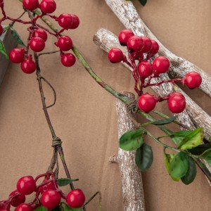 CL61510 ផ្កាសិប្បនិម្មិត Berry Christmas berries លក់ក្តៅ ការតុបតែងគណបក្ស