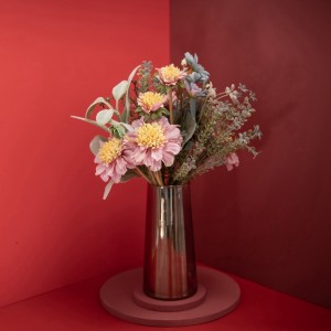 CF01016 مصنوعی پھولوں کا گلدستہ ونڈ مل آرکڈ کرسنتھیمم گرم فروخت ہونے والی شادی کی سجاوٹ