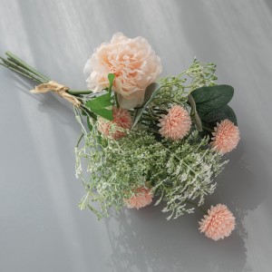 CF01114 Artificial Rose Dandelion Bouquet ဒီဇိုင်းအသစ် Valentine's Day လက်ဆောင် Party Decoration