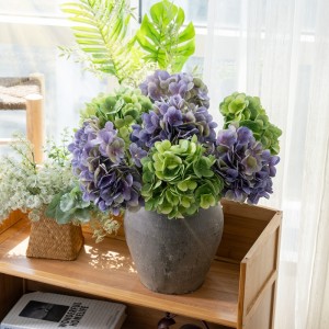 MW82001 Hydrangea Real Touch Artificial Flowers with Stems for Wedding Home Party Shop Baby Shower Decor