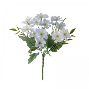 MW66831 Արհեստական ​​ծաղիկների ծաղկեփունջ Վայրի քրիզանտեմ Իրատեսական դեկորատիվ ծաղիկներ և բույսեր