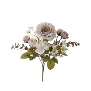 MW55721 Artificial Flower Bouquet Peony Wholesale Garden Wedding Decoration