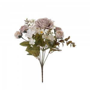 MW55723 Artificial Flower Bouquet Rose စျေးပေါသောမင်္ဂလာဆောင်ပစ္စည်း