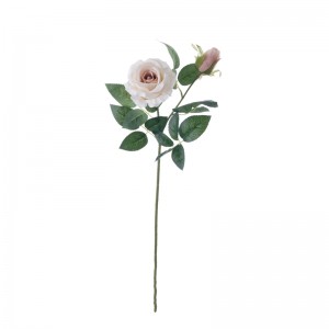 CL03512 Trandafir cu flori artificiale de vânzare fierbinte pentru decorațiuni de nuntă, centre de piese pentru nuntă