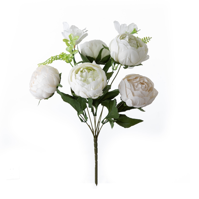 DY1-4551 Künstlicher Blumenstrauß Pfingstrose, neues Design, Blumenwandhintergrund