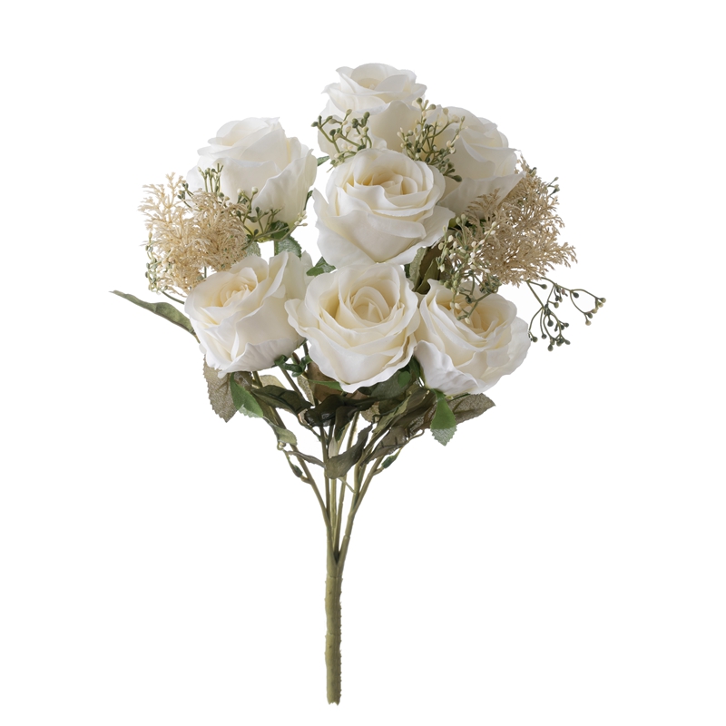 DY1-4570 Konstgjord blombukett Rose Partihandel dekorativ blomma