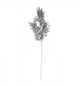 DY1-6495 mākslīgo puķu augu lapa Augstas kvalitātes dekoratīvie ziedi un augi