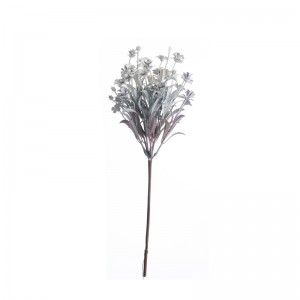 CL11562 mākslīgo ziedu augs zaļš pušķis karsti pārdod dekoratīvus ziedus un augus