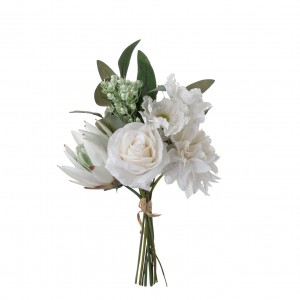 Bouquet de fleurs artificielles Dahlia, fleur décorative de haute qualité, DY1-5345