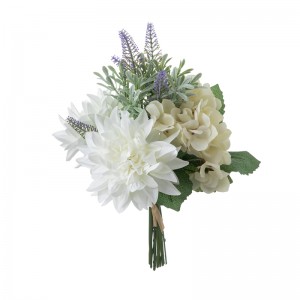 DY1-5673 Ramo de flores artificiales Dahlia Fondo de parede de flores populares