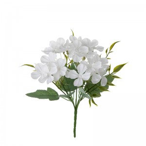 MW66830 זר פרחים מלאכותי הידראנגאה מכירה חמה קישוט חתונה