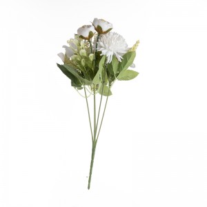 MW55709 ხელოვნური ყვავილების თაიგული კამელია იაფი დეკორატიული ყვავილი