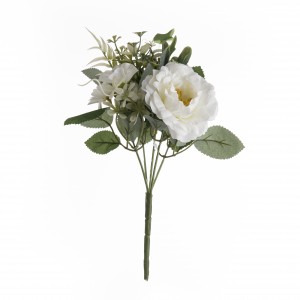 MW55711 זר פרחים מלאכותיים קמליה מרכזי חתונה באיכות גבוהה
