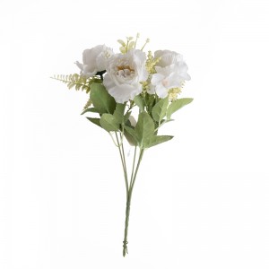 MW55714 인공 꽃 꽃다발 로즈 인기 있는 정원 웨딩 장식