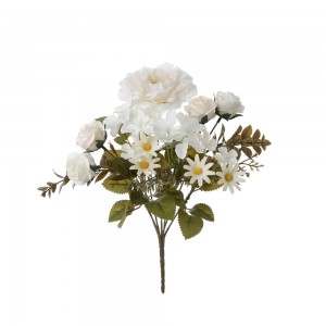 MW55721 Букет от изкуствени цветя Божур на едро Градинска сватбена украса