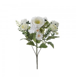 MW55725 인공 꽃 꽃다발 장미 새로운 디자인 장식 꽃