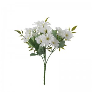 MW66831 Արհեստական ​​ծաղիկների ծաղկեփունջ Վայրի քրիզանտեմ Իրատեսական դեկորատիվ ծաղիկներ և բույսեր