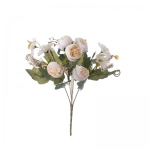 MW57512 Ram de flors artificials Roses Centres de taules de casament populars