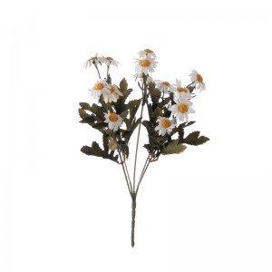 MW57514 Bukkett tal-fjuri artifiċjali Chrysanthemum Provvista ta 'tieġ ta' kwalità għolja