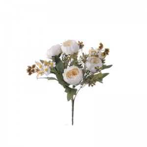 MW57515 ดอกไม้ประดิษฐ์ ดอกเก๊กฮวย ดอกไม้ผ้าไหมราคาถูก