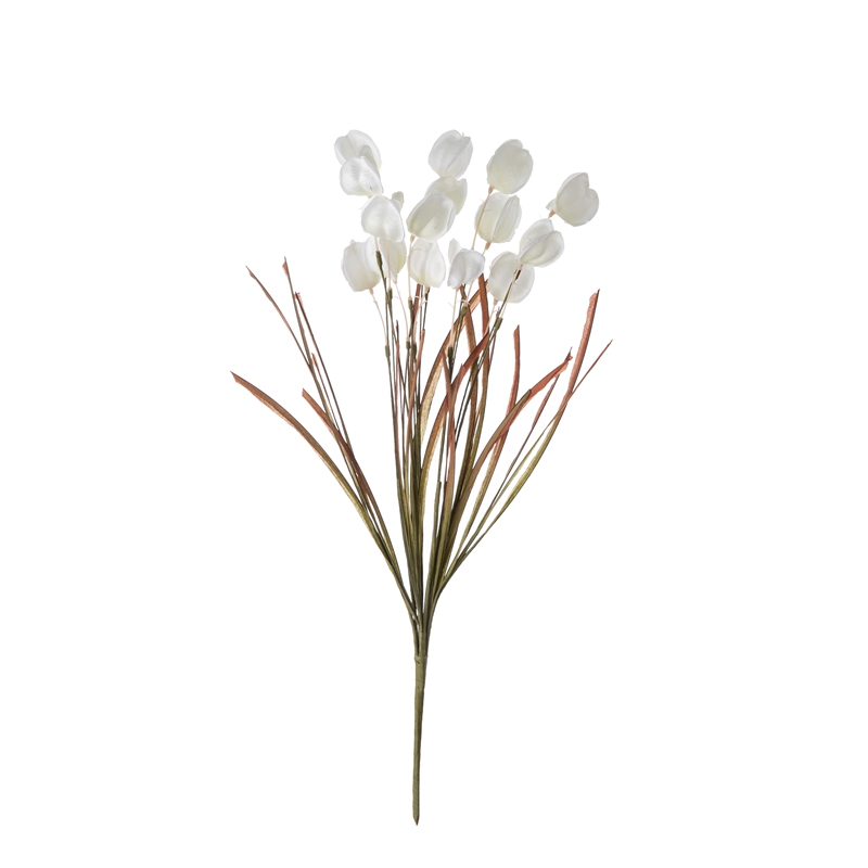 MW61548 Bouquet de fleurs artificielles Cymbidium fleur décorative de vente chaude