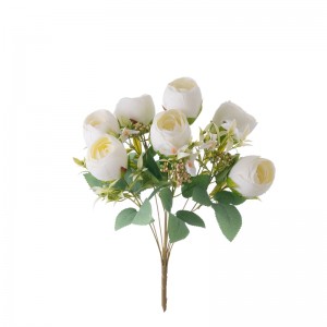 MW31513 कृत्रिम फूलों का गुलदस्ता गुलाब फैक्टरी प्रत्यक्ष बिक्री गार्डन शादी की सजावट
