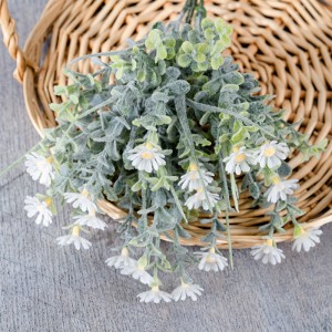 GF15956B Künstliche Kunststoff-Gänseblümchen, wilde Chrysanthemen, Blumenstrauß, Hochzeit, Heimdekoration