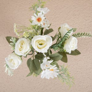 MW66794 بهار جدید ورود عمده فروشی گل های مصنوعی گل های مصنوعی گل های رز گل مینی برای مراسم خانه رویداد عروسی مرکز باغ دسامبر دسامبر