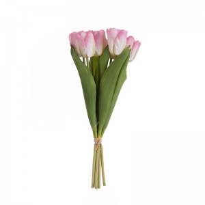 MW59602 Bouquet flè atifisyèl Tulip faktori Vann dirèk dekorasyon fèt