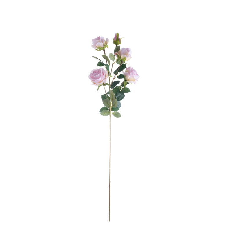 MW03502 Trëndafil me lule artificiale Lule dekorative me cilësi të lartë