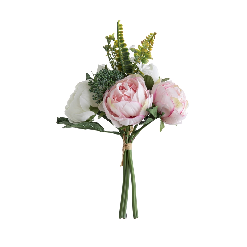 DY1-3296 Buket umjetnog cvijeća Božur Popularni vrtni ukras za vjenčanje