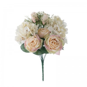 DY1-4473 Umělá květinová kytice růže Vysoce kvalitní hedvábné květiny