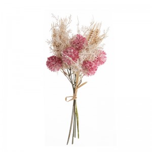 DY1-5020 mākslīgo ziedu pušķis, strobile, reālistisks dārza kāzu dekors