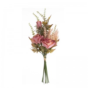 DY1-5304 인공 꽃 꽃다발 장미 고품질 축제 장식