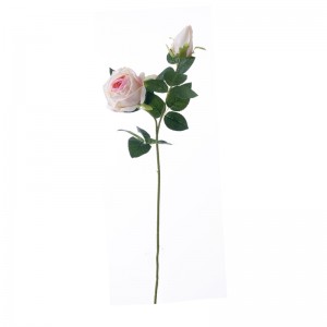 CL03509 Rosa de flores artificiales Flores e plantas decorativas baratas