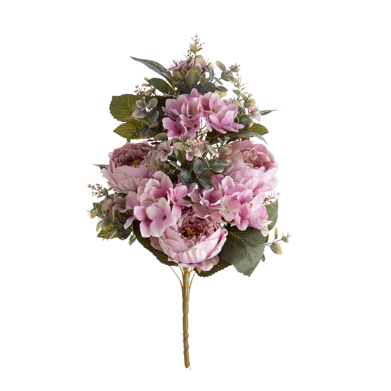 CL04503 Букет од вештачко цвеќе божур Топло се продава свадбена декорација