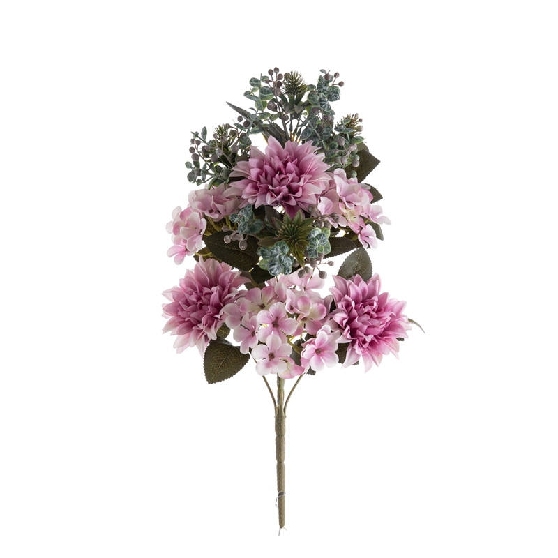 CL04506 باقة زهور اصطناعية داليا رائجة البيع لمستلزمات الزفاف