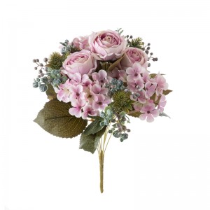ЦЛ04508 Вештачки цветни букет ружа Нови дизајн венчани центар