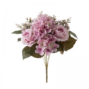 CL04510 Artipisyal nga Bulak nga Bouquet Rose Popular Wedding Centerpieces