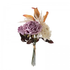 DY1-4371 Bó hoa nhân tạo Nhà máy bán hoa hồng trực tiếp Cung cấp đồ cưới